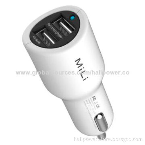 USB car charger for smartphone